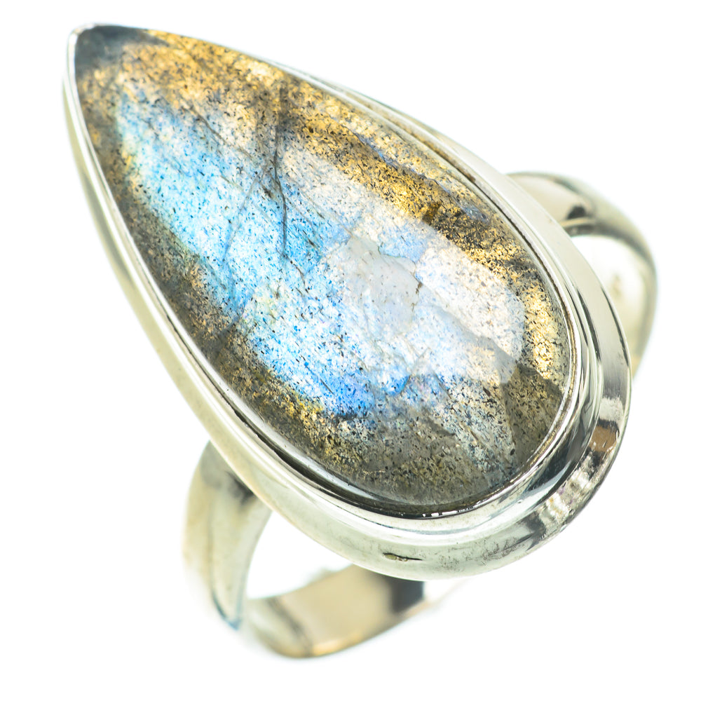 Labradorite Rings handcrafted by Ana Silver Co - RING60988