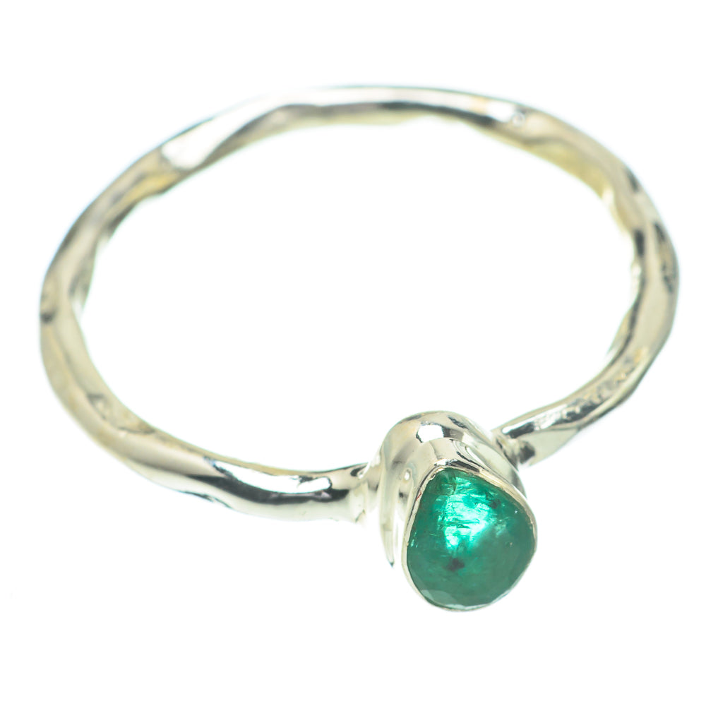 Zambian Emerald Rings handcrafted by Ana Silver Co - RING60992