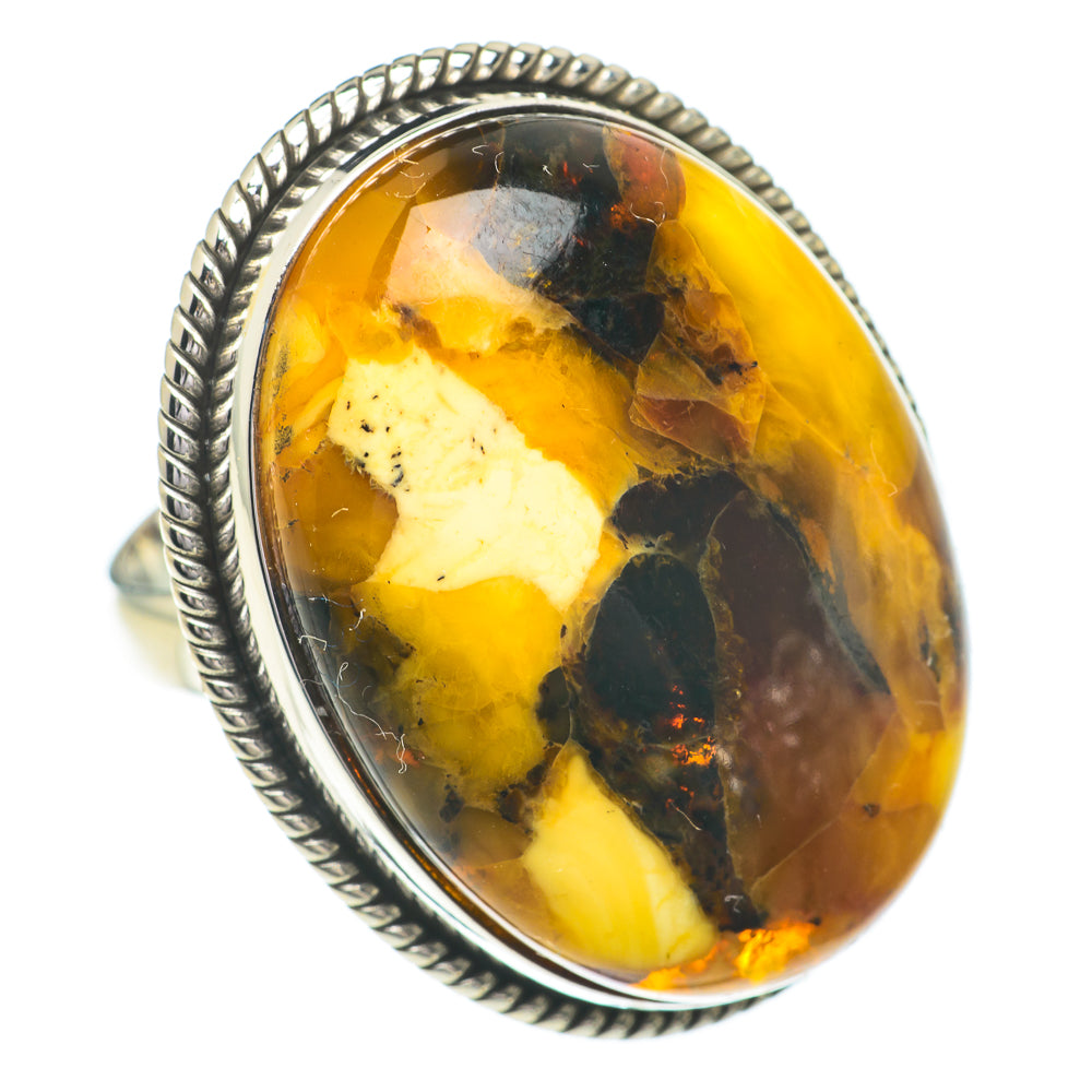 Peanut Wood Jasper Rings handcrafted by Ana Silver Co - RING60994