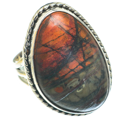 Picasso Jasper Rings handcrafted by Ana Silver Co - RING61001