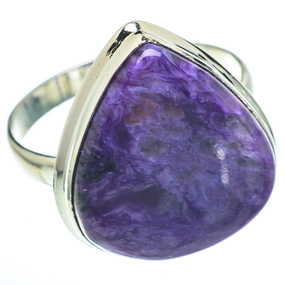 Charoite Rings handcrafted by Ana Silver Co - RING61003