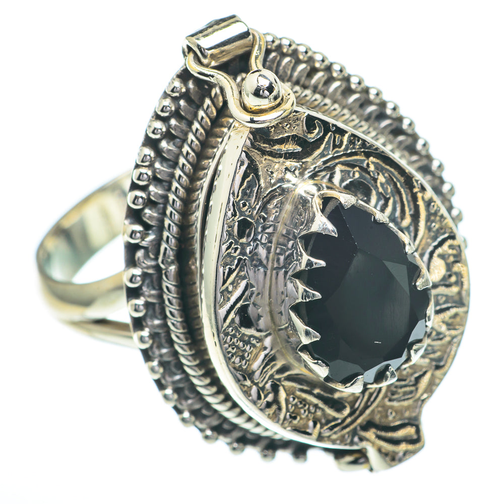 Black Onyx Rings handcrafted by Ana Silver Co - RING61004