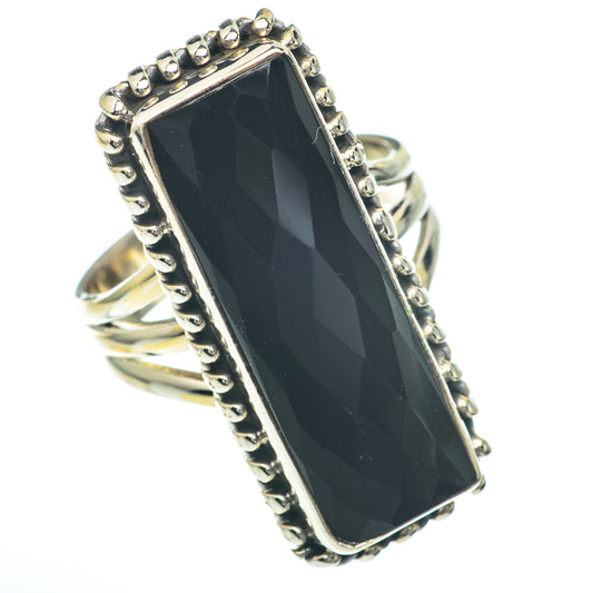 Black Onyx Rings handcrafted by Ana Silver Co - RING61005