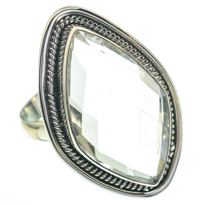 White Quartz Rings handcrafted by Ana Silver Co - RING61006