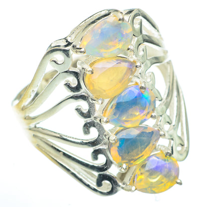 Ethiopian Opal Rings handcrafted by Ana Silver Co - RING61011