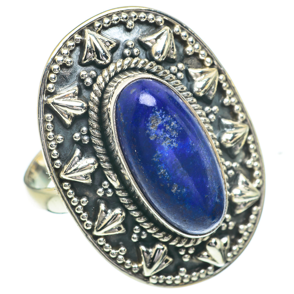 Lapis Lazuli Rings handcrafted by Ana Silver Co - RING61017