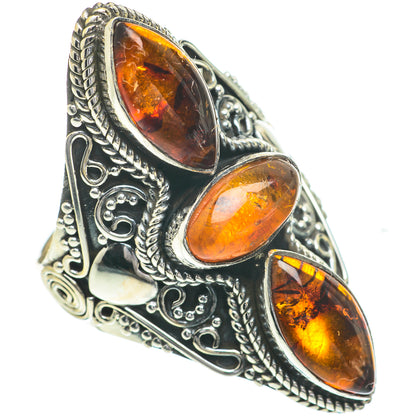 Baltic Amber Rings handcrafted by Ana Silver Co - RING61024