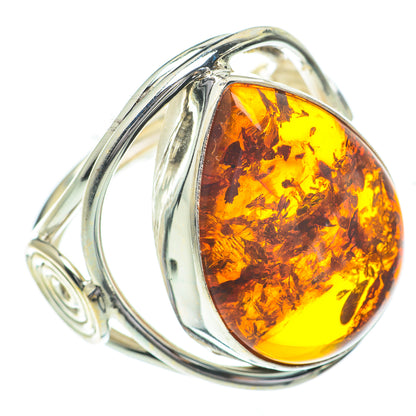 Baltic Amber Rings handcrafted by Ana Silver Co - RING61025