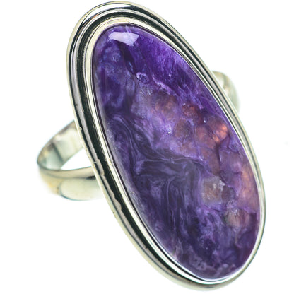 Charoite Rings handcrafted by Ana Silver Co - RING61031