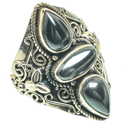 Hematite Rings handcrafted by Ana Silver Co - RING61038
