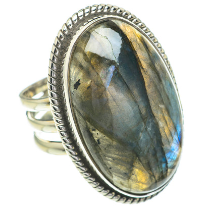 Labradorite Rings handcrafted by Ana Silver Co - RING61040