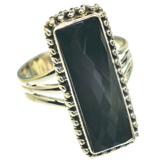 Black Onyx Rings handcrafted by Ana Silver Co - RING61057