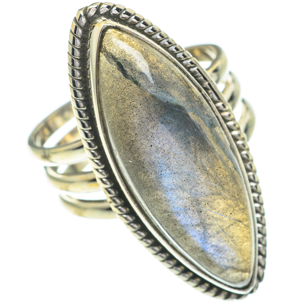 Labradorite Rings handcrafted by Ana Silver Co - RING61063