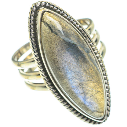 Labradorite Rings handcrafted by Ana Silver Co - RING61063