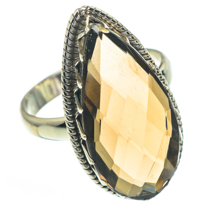 Smoky Quartz Rings handcrafted by Ana Silver Co - RING61067
