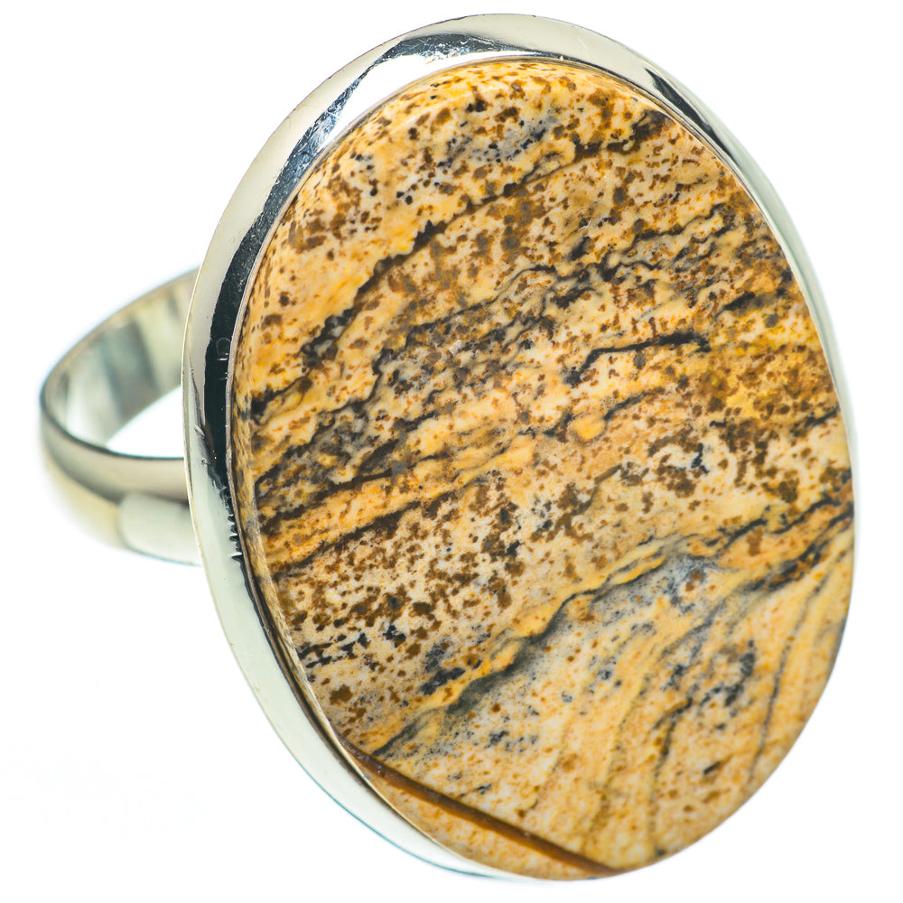 Picture Jasper Rings handcrafted by Ana Silver Co - RING61068