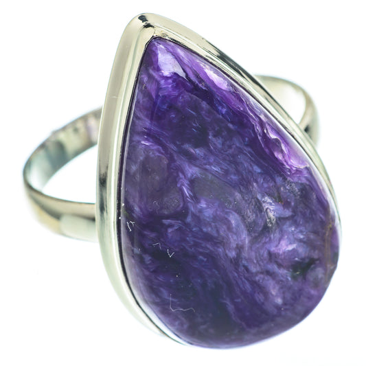 Charoite Rings handcrafted by Ana Silver Co - RING61072