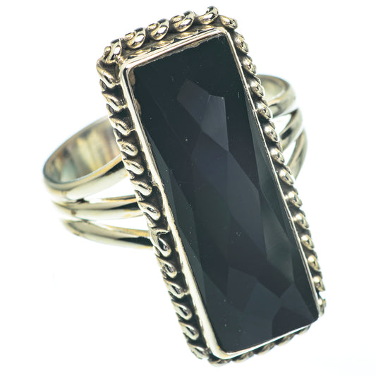 Black Onyx Rings handcrafted by Ana Silver Co - RING61075