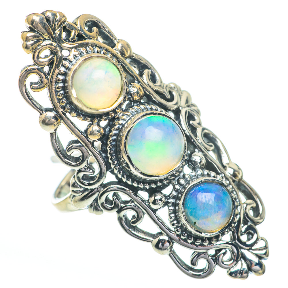 Ethiopian Opal Rings handcrafted by Ana Silver Co - RING61079