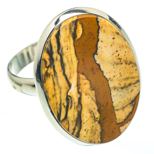 Picture Jasper Rings handcrafted by Ana Silver Co - RING61088