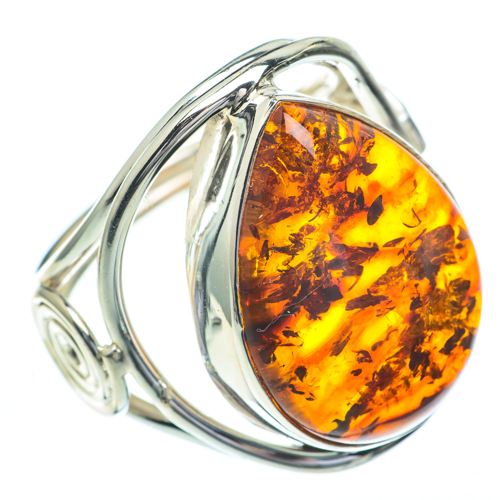 Baltic Amber Rings handcrafted by Ana Silver Co - RING61091