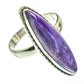 Charoite Rings handcrafted by Ana Silver Co - RING61093