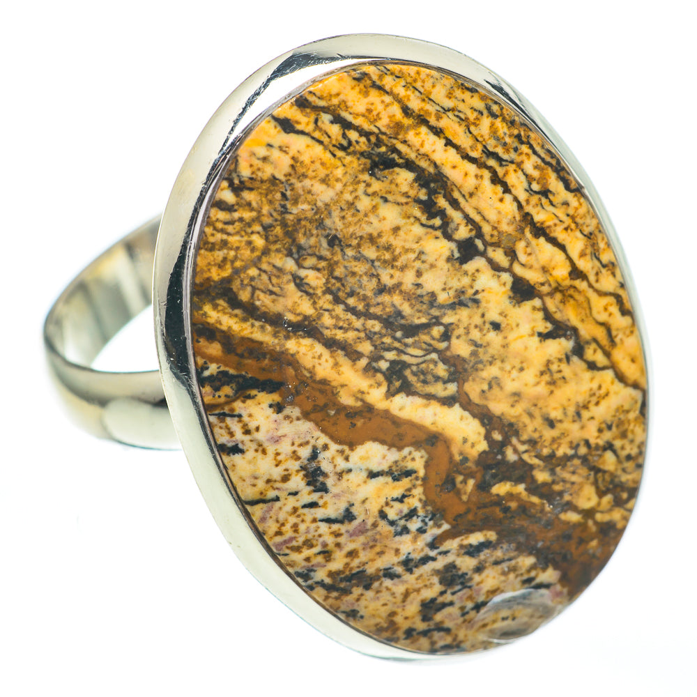 Picture Jasper Rings handcrafted by Ana Silver Co - RING61104