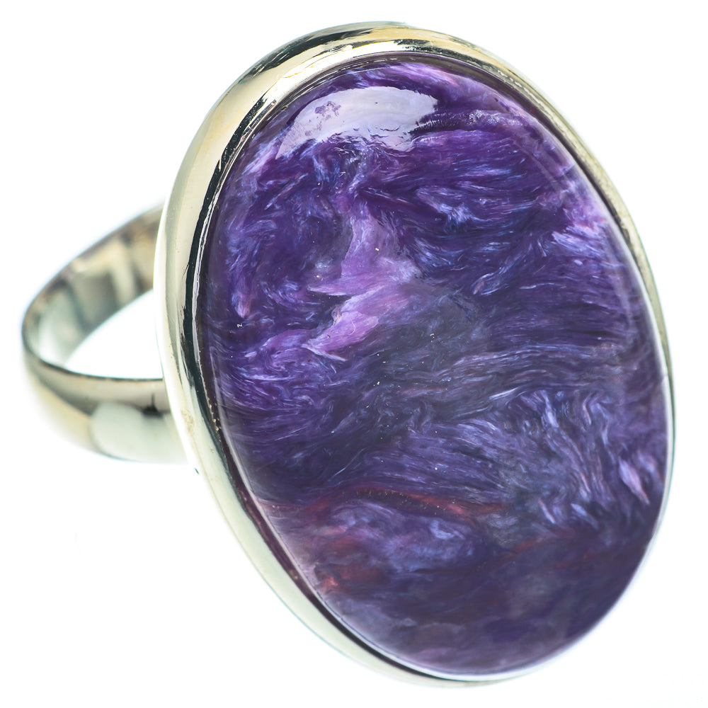 Charoite Rings handcrafted by Ana Silver Co - RING61107