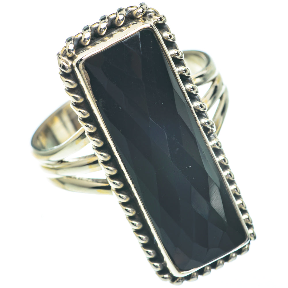 Black Onyx Rings handcrafted by Ana Silver Co - RING61109