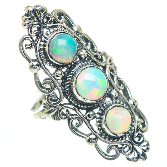 Ethiopian Opal Rings handcrafted by Ana Silver Co - RING61111