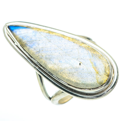 Labradorite Rings handcrafted by Ana Silver Co - RING61116
