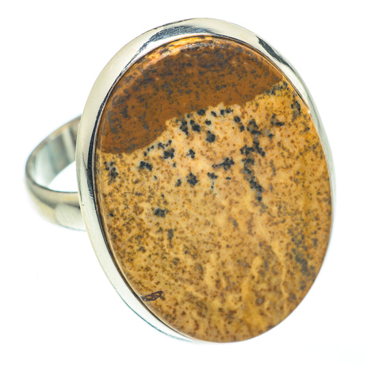 Picture Jasper Rings handcrafted by Ana Silver Co - RING61120