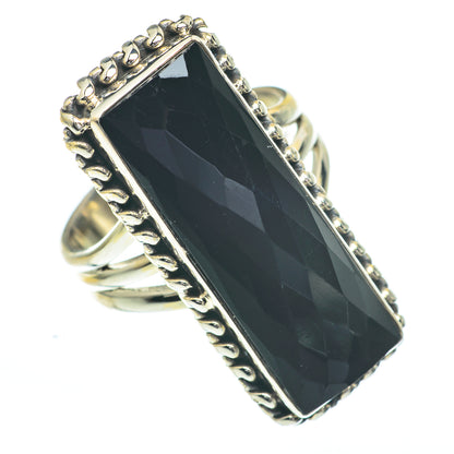Black Onyx Rings handcrafted by Ana Silver Co - RING61125