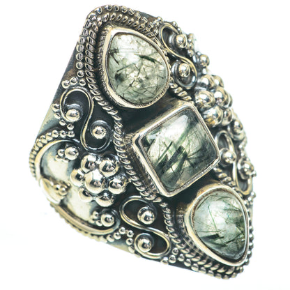 Tourmalinated Quartz Rings handcrafted by Ana Silver Co - RING61126