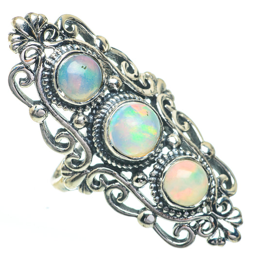 Ethiopian Opal Rings handcrafted by Ana Silver Co - RING61128