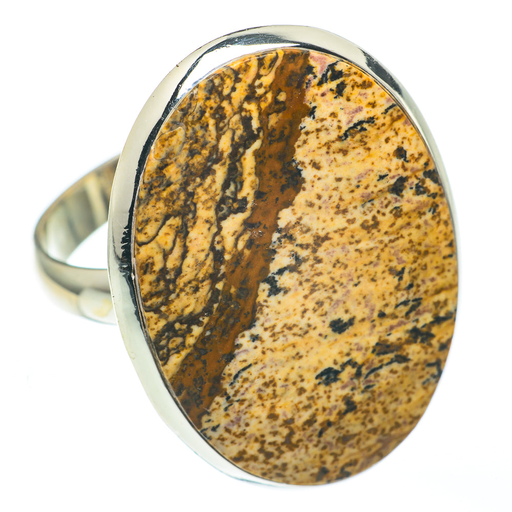 Picture Jasper Rings handcrafted by Ana Silver Co - RING61134