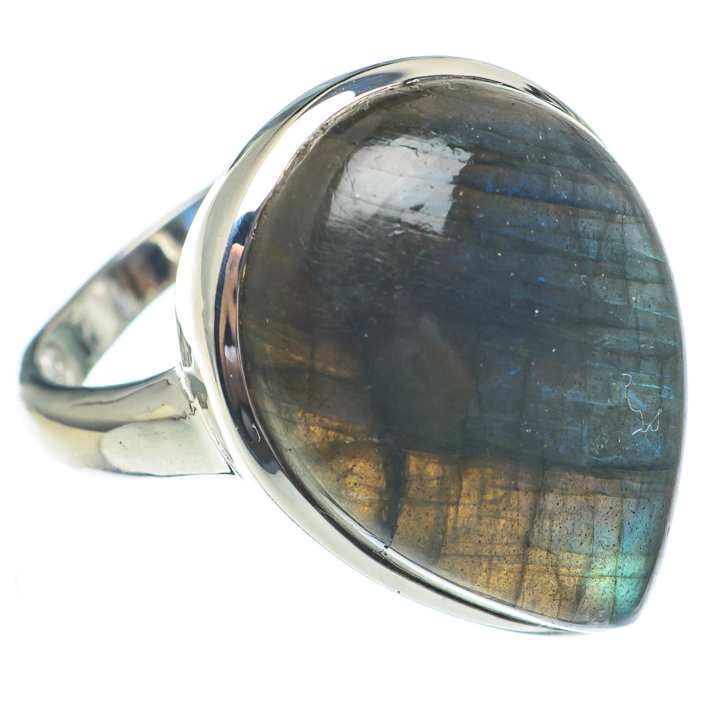 Labradorite Rings handcrafted by Ana Silver Co - RING61150