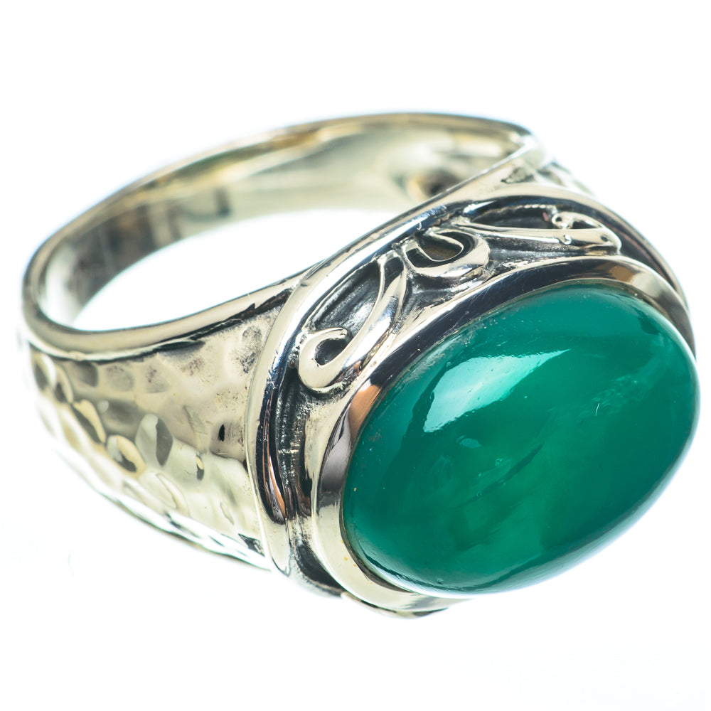 Green Onyx Rings handcrafted by Ana Silver Co - RING61153