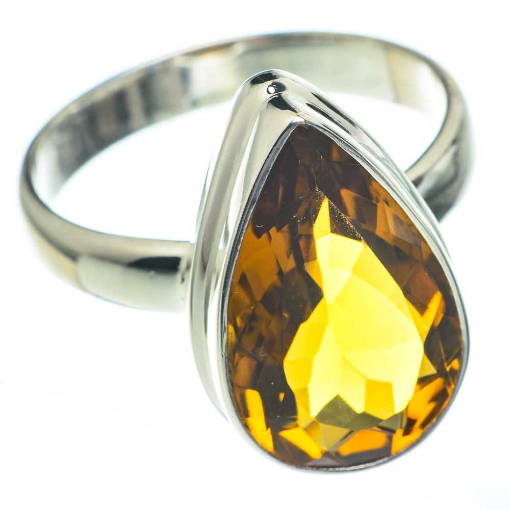 Mandarin Citrine Rings handcrafted by Ana Silver Co - RING61156