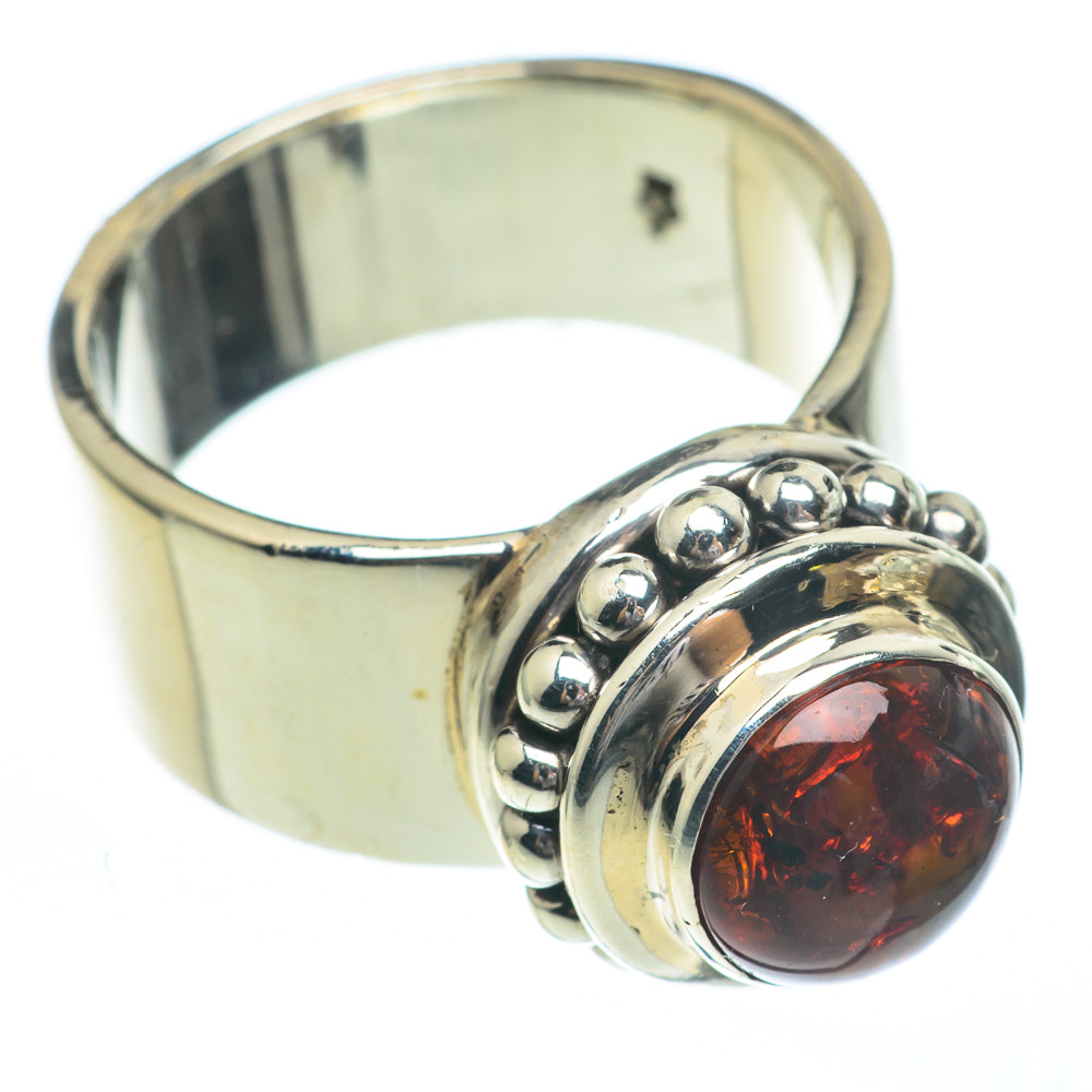 Baltic Amber Rings handcrafted by Ana Silver Co - RING61157