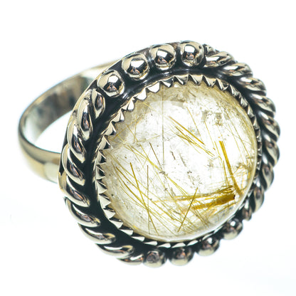 Rutilated Quartz Rings handcrafted by Ana Silver Co - RING61166