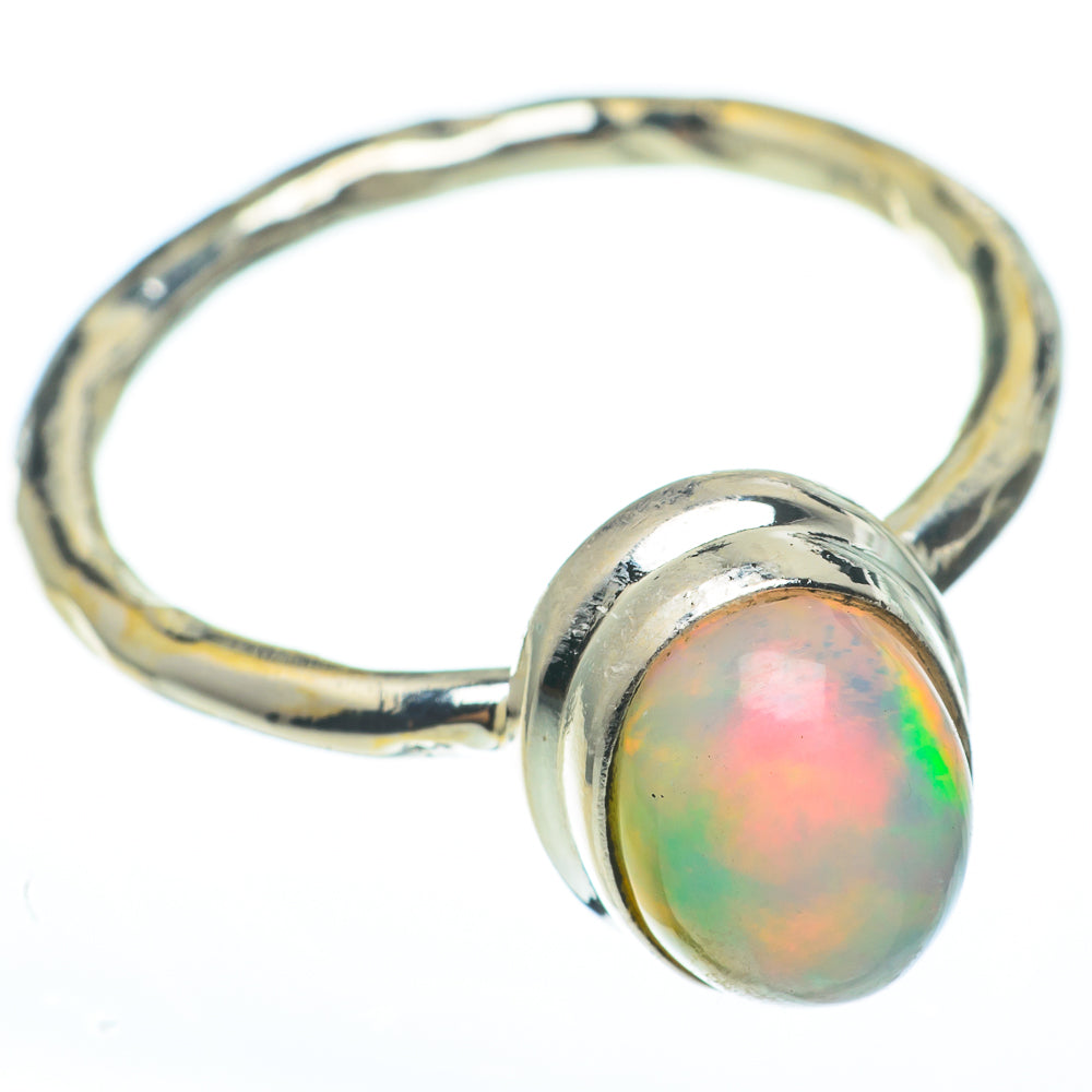 Ethiopian Opal Rings handcrafted by Ana Silver Co - RING61173