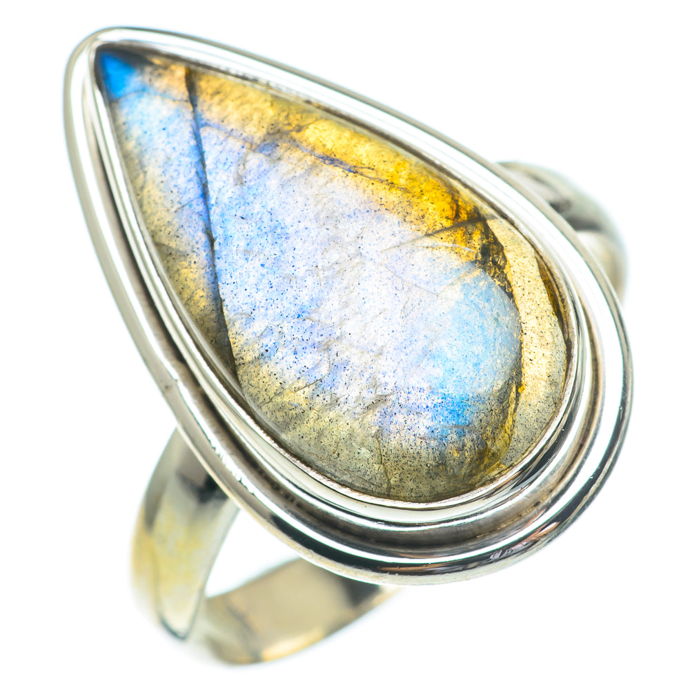 Labradorite Rings handcrafted by Ana Silver Co - RING61176