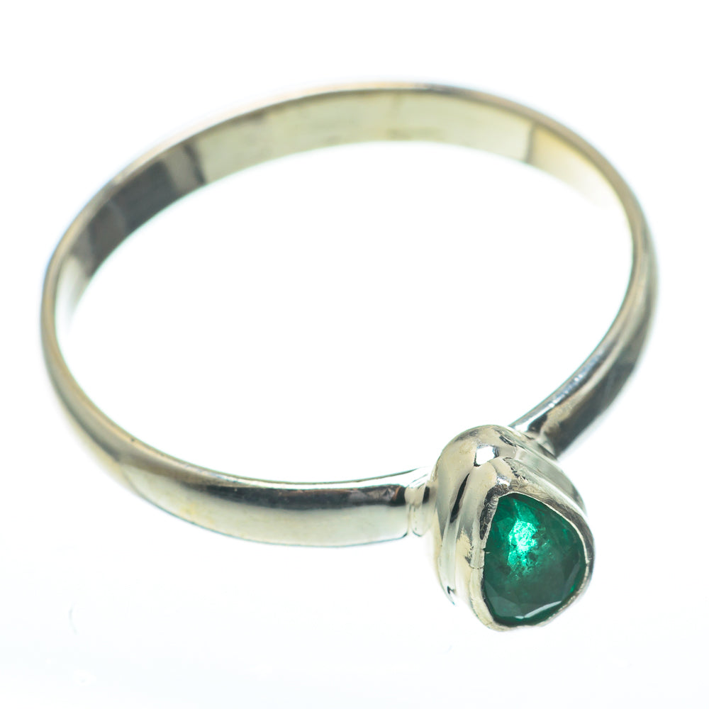 Zambian Emerald Rings handcrafted by Ana Silver Co - RING61179