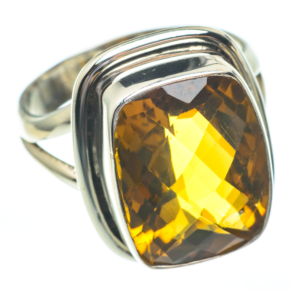 Mandarin Citrine Rings handcrafted by Ana Silver Co - RING61182
