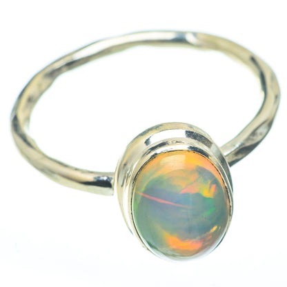 Ethiopian Opal Rings handcrafted by Ana Silver Co - RING61196