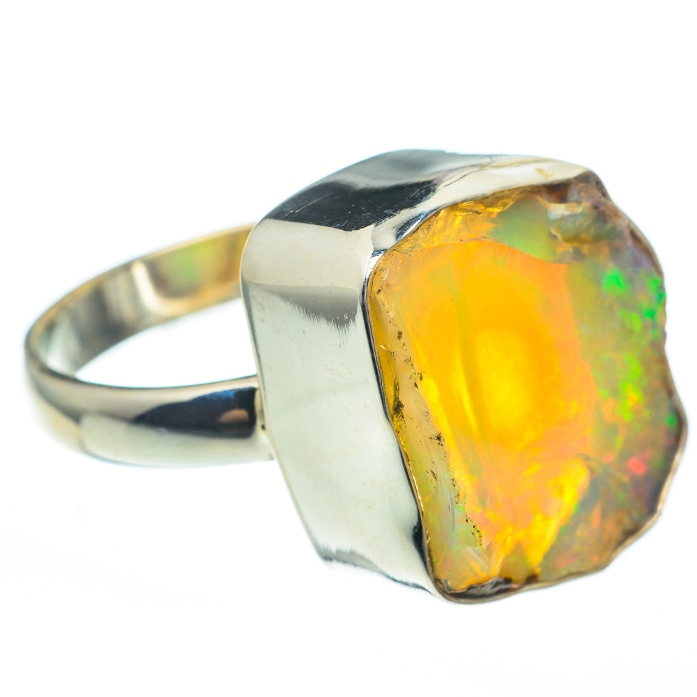 Ethiopian Opal Rings handcrafted by Ana Silver Co - RING61197