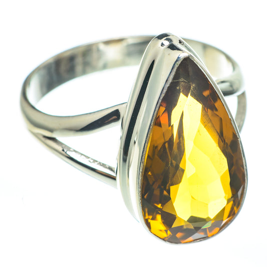 Mandarin Citrine Rings handcrafted by Ana Silver Co - RING61207
