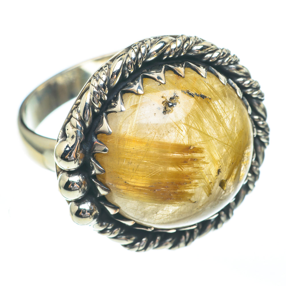 Rutilated Quartz Rings handcrafted by Ana Silver Co - RING61214