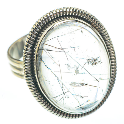 Tourmalinated Quartz Rings handcrafted by Ana Silver Co - RING61215